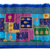 Zylec Culture Women's Premium Designer Silk Saree | Blue Multi-Color Printed Ethnic Saree with Rich Border