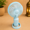 file_00000000153881fa8ff746956317aa5a5506170106351061948 Portable Rechargeable Mini Fan | USB Rechargeable Fan (Blue)