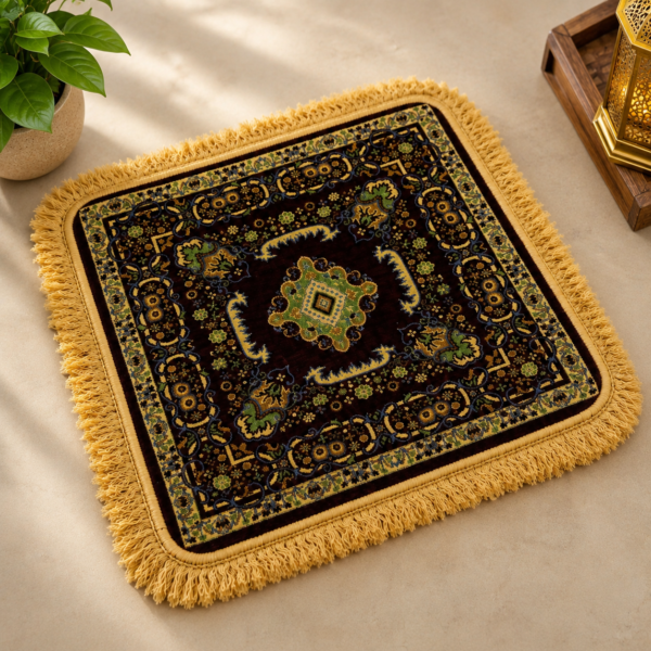 file_000000004b3c7208bd6b4b3bf3c765b33659590643110267121 Premium Designer Bhajan Aasan | Comfortable Puja & Meditation Mat