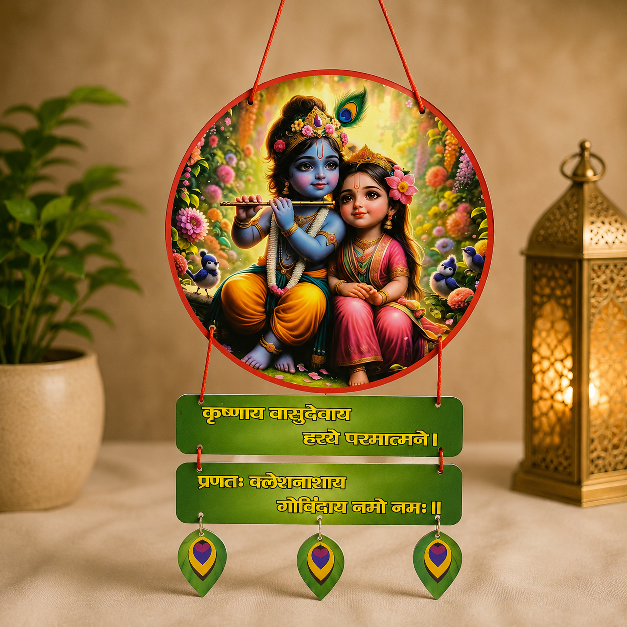 file_00000000614871fabacf3224f0e7219f2215886390166943465 Mera Vrindavan – Shri Radha Krishna Ji Chitra Pat