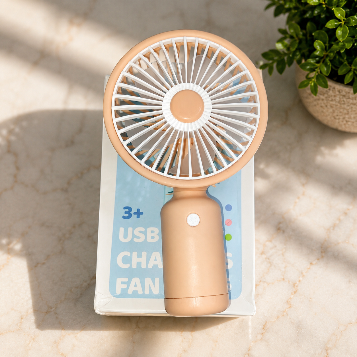 file_00000000708c720792c421b99cfb6d4c4734462189816865890 Premium USB Rechargeable Portable Mini Fan with Digital Display – high Speed Personal Cooling Fan (Pink)