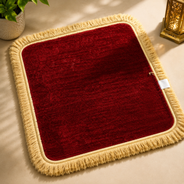 file_0000000078a072078752b159413e5bc36389721126558535779 Premium Velvet Pooja Aasan for Bhajan, Mala Jaap, Meditation & Daily Worship – Comfortable Prayer Sitting Mat