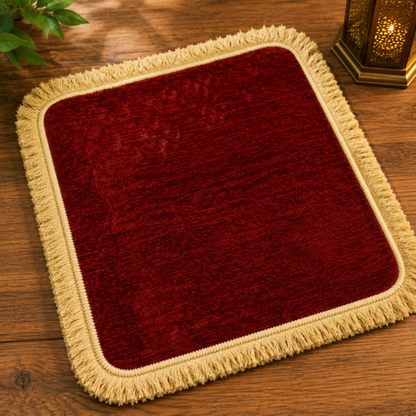 file_000000007ef07207aacd3c7486dfb21b2001416760482088314 Premium Velvet Pooja Aasan for Bhajan, Mala Jaap, Meditation & Daily Worship – Comfortable Prayer Sitting Mat
