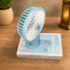 file_00000000a68881fa8d4c67ab59c92015279451416999827553 Portable Rechargeable Mini Fan | USB Rechargeable Fan (Blue)