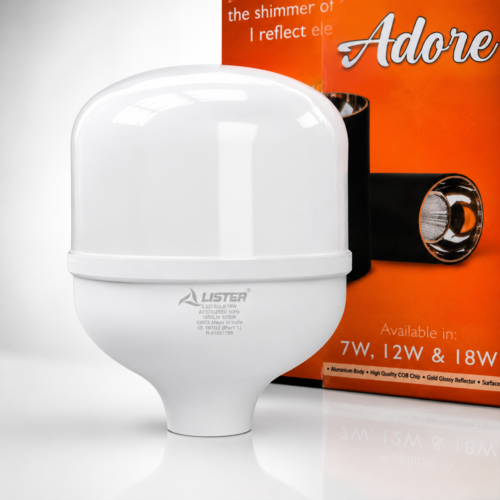 LISTER Jupiter Series 55W High Wattage LED Bulb | B22 Energy Saving LED Bulb