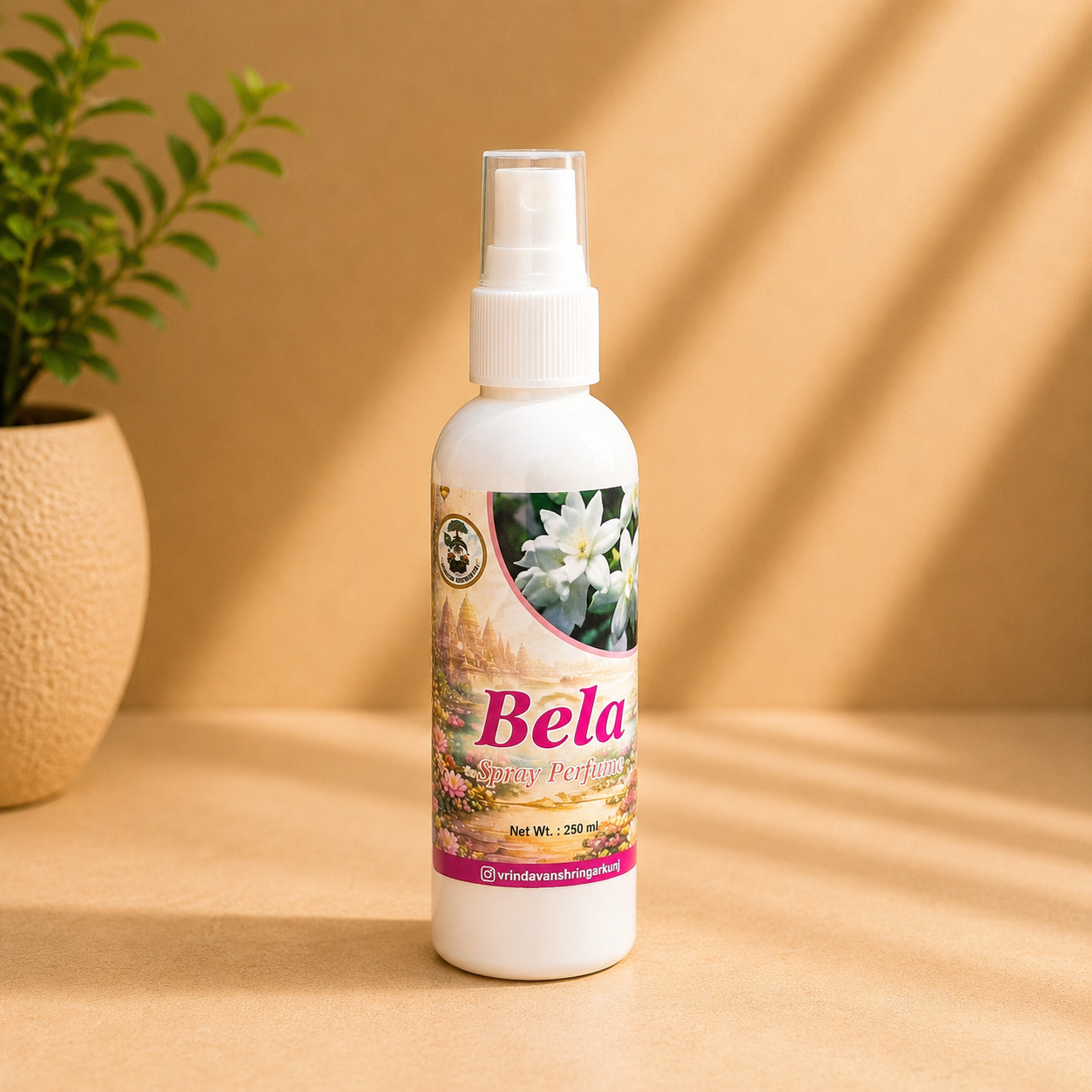 file_00000000c52c722f8217f7a297773efa5243706800184537844 Bela Sugandhit Fragrance Spray – Long-Lasting Floral Aroma | 250 ml