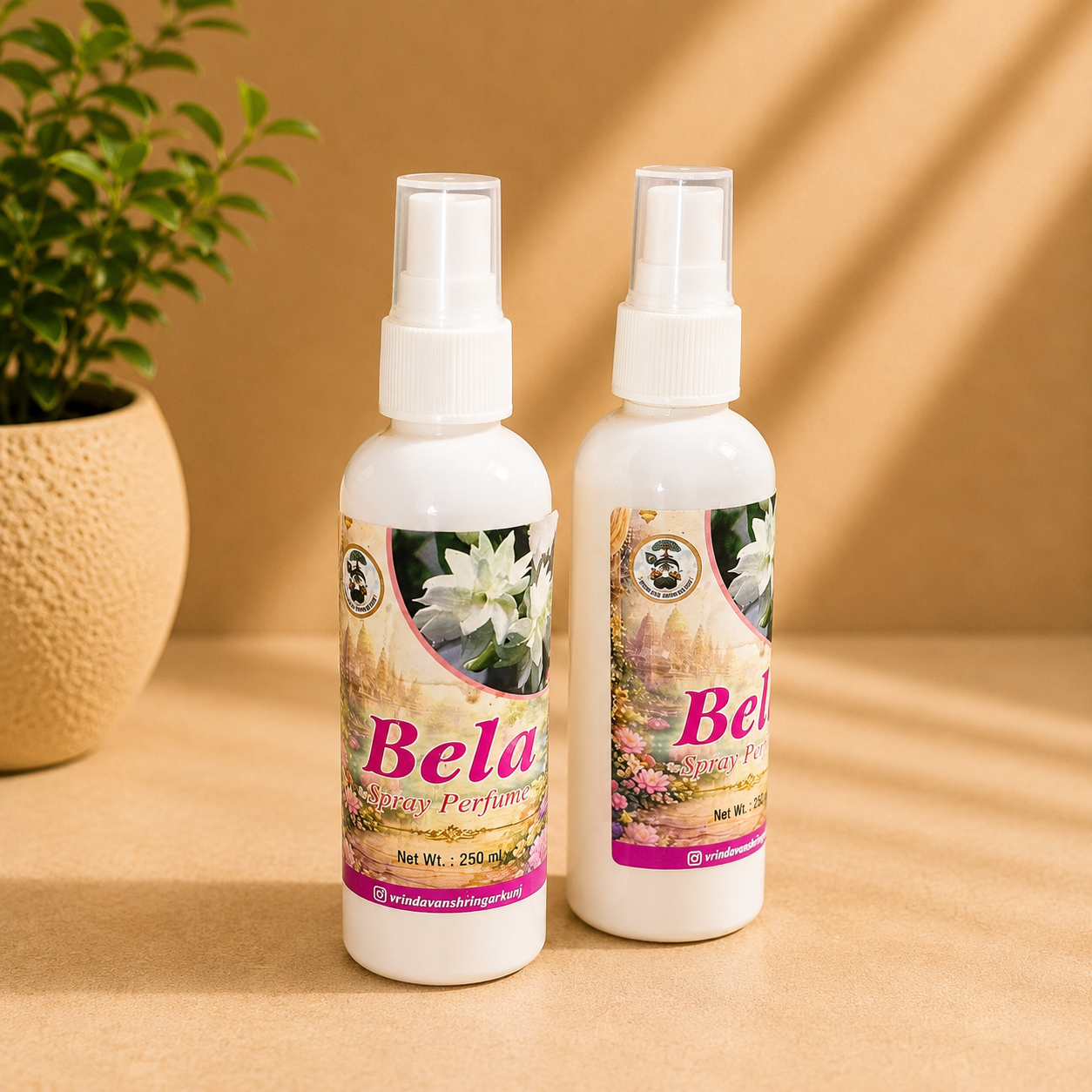 Bela Sugandhit Fragrance Spray – Long-Lasting Floral Aroma | 250 ml [Pack Of 2]