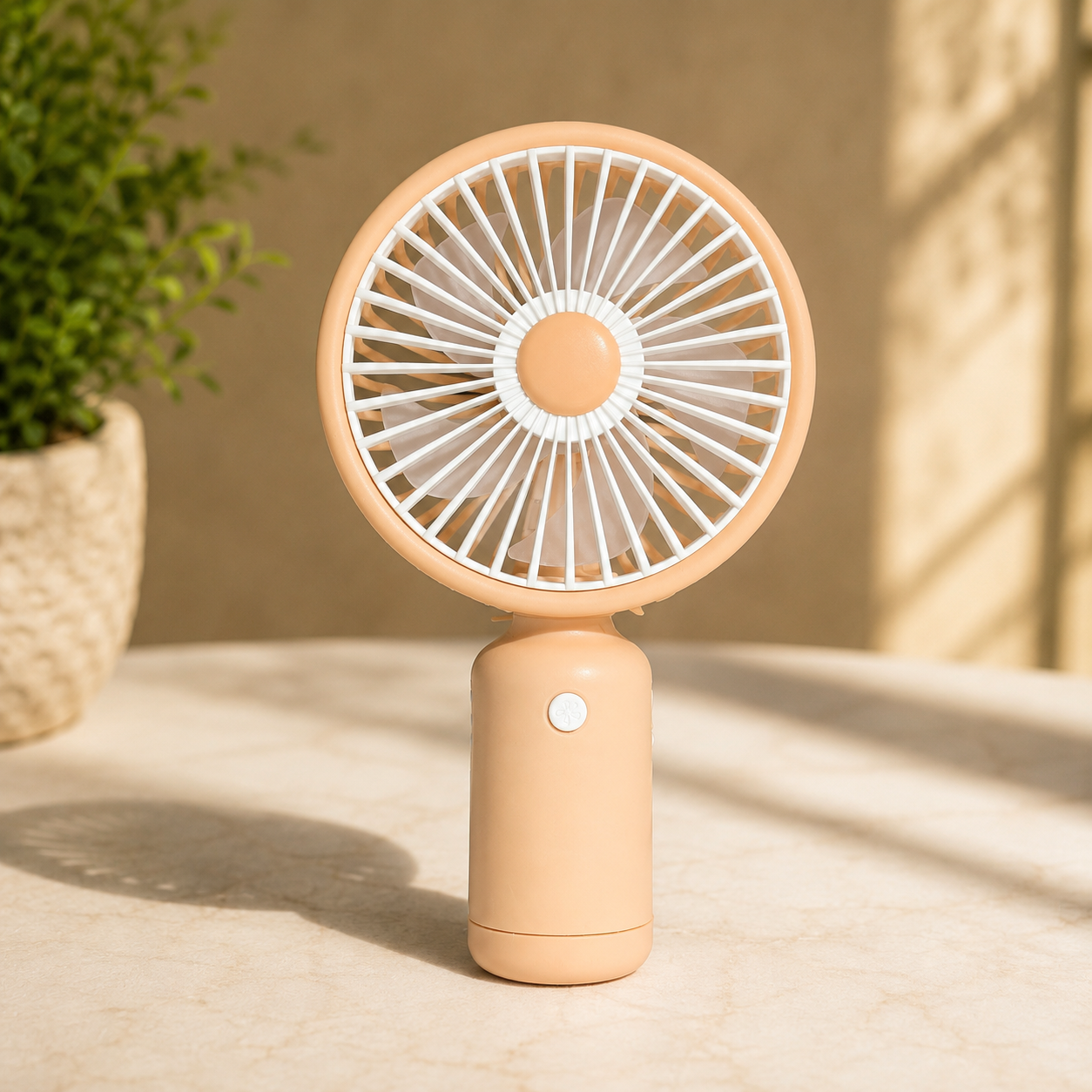 file_00000000e9e47206af303a61f8553dfd4919530208597988590 Portable USB Rechargeable Mini Handheld Fan – Full Speed Cooling Fan with Charging Cable