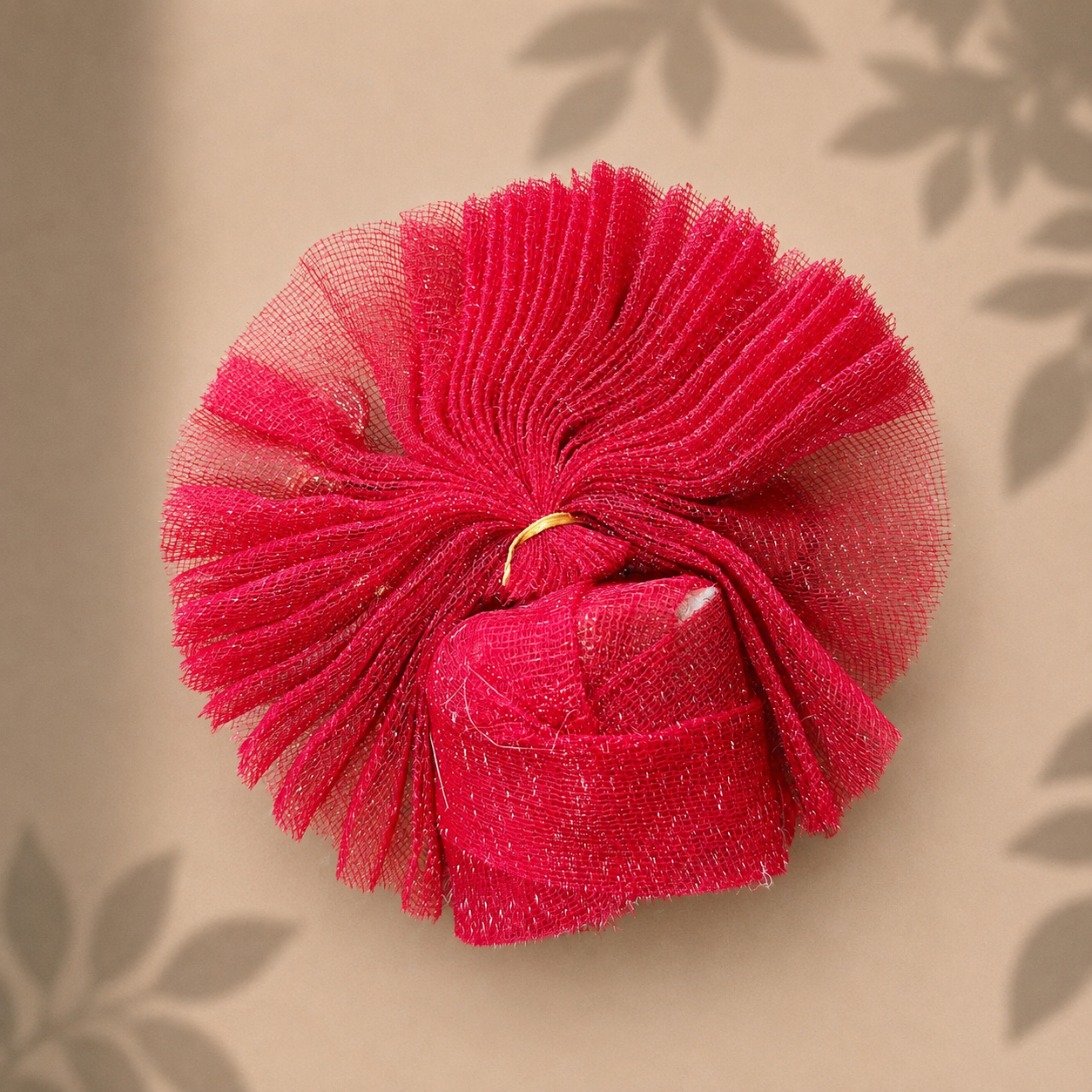 file_00000000fd8c820895a3bed946e7fc9d669229446217456002 Premium Red Laddu Gopal Mukut | Handmade Designer Thakur Ji Crown | Krishna Ji Pagdi with Stone & Shell Work