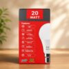Bill Tech Moon Glow 20W B22 LED Bulb | High Brightness Energy Saving LED Light | 4KV Surge Protection | 440V High Voltage Protection